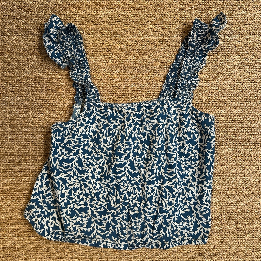 coral summer tank, jcrew, size medium.